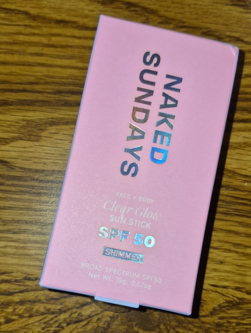Naked Sundays Clear Glow Sun Stick SPF 50 —  Nwt